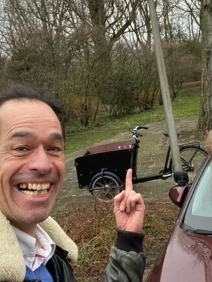 Jerome is geslaagd voor het rijbewijs